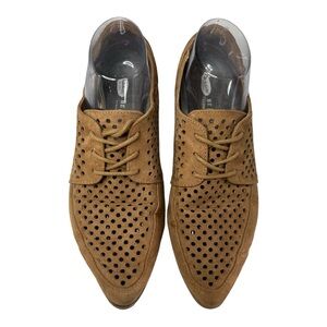 Dr. Scholl's Tan Perforated Flats